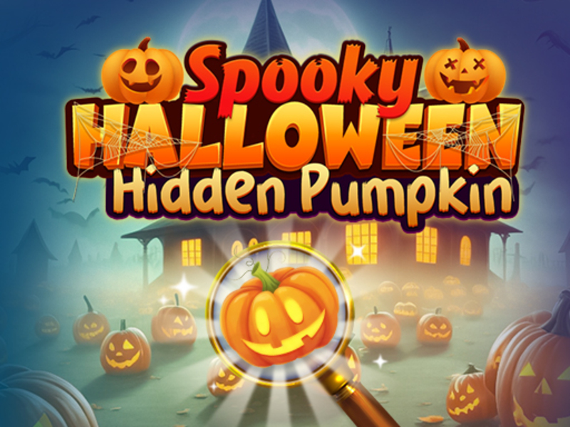 Jogo Abóbora escondida de Halloween assustadora online