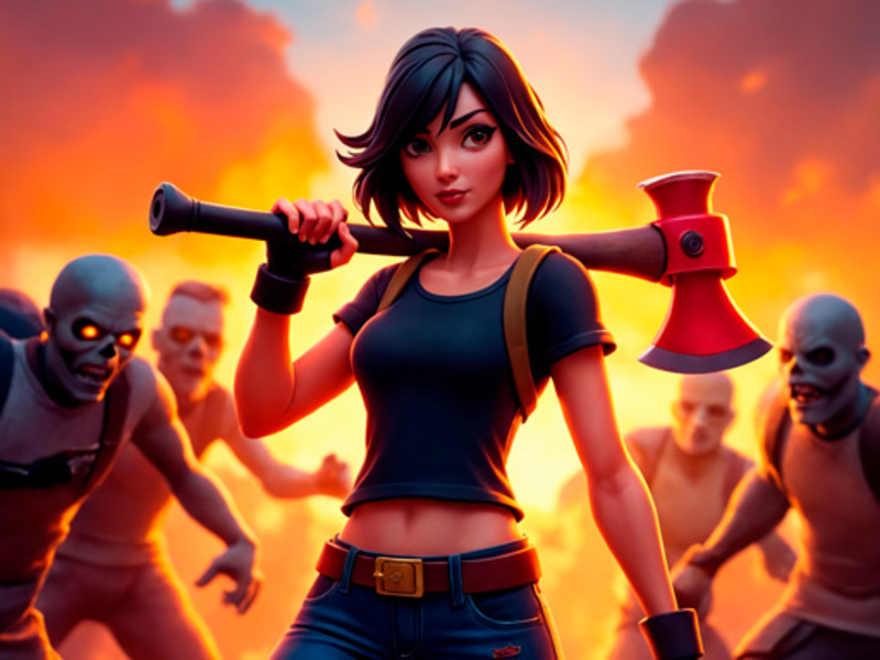 Jogo Sobreviventes de Loop Survivors Zombie City online