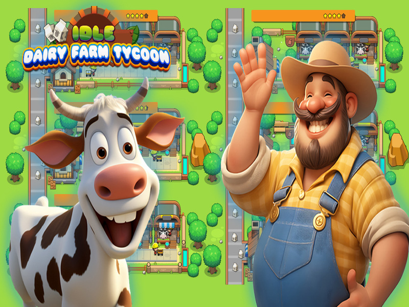 Jogo Magnata da fazenda de laticínios ociosos online