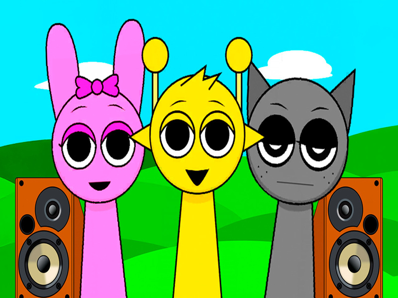 Jogo Batidas musicais de spurnki monstro online