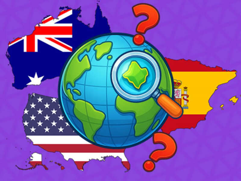 Jogo Quiz adivinhe o país online