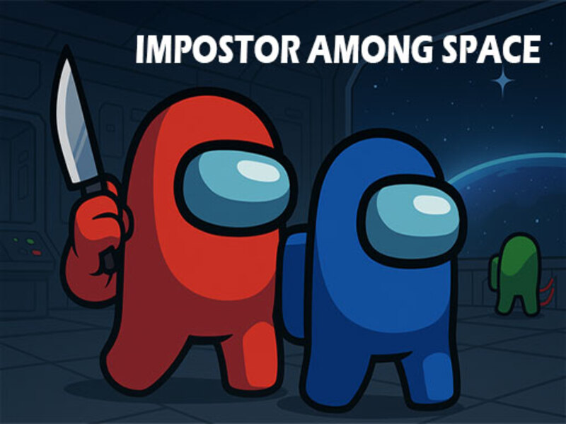 Jogo Impostor entre o espaço online