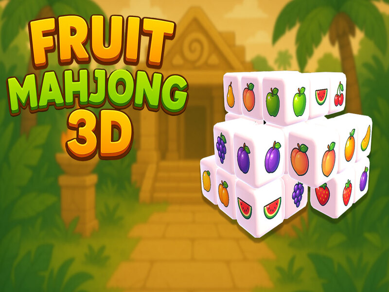 Jogo Fruta Mahjong 3d online