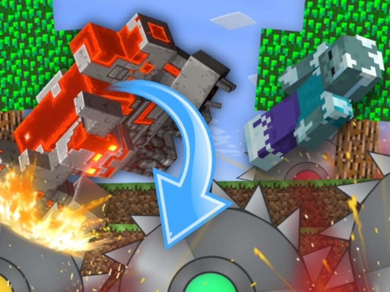 Jogo A Fazenda Mobs em Mineblock! online