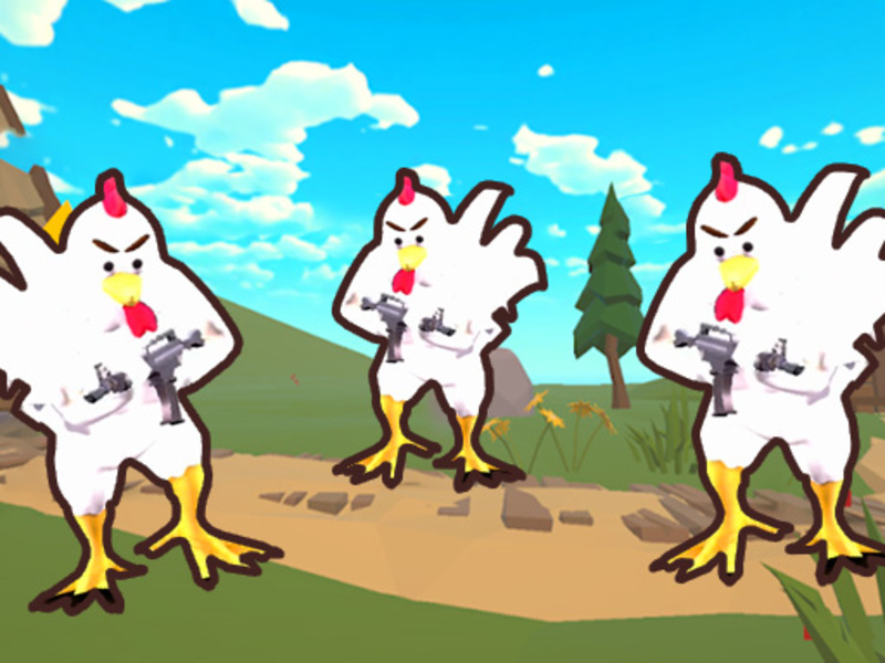 Jogo Atirador de frango io online