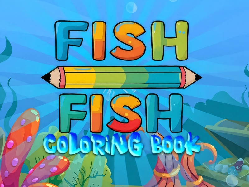 Jogo Livro para colorir de peixes online