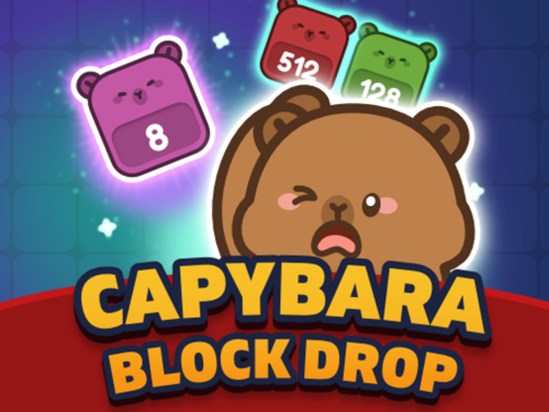 Jogo Capybara Block Drop online