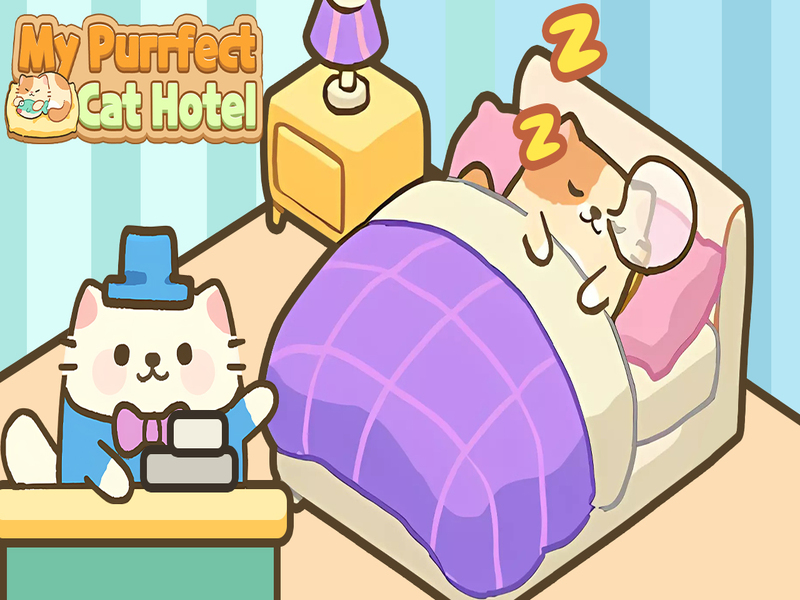 Jogo Meu hotel de gato ronzeireiro online