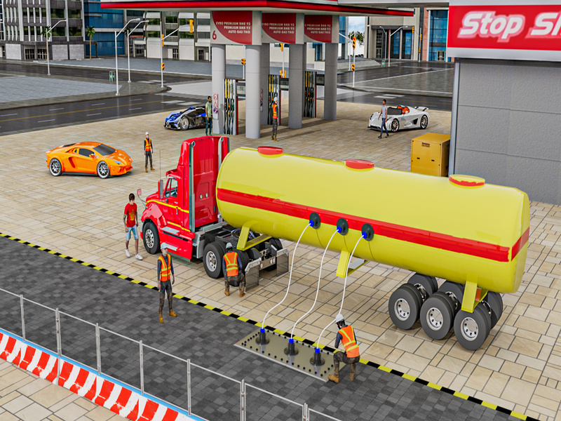 Jogo Caminhão de transporte de petroleiro online