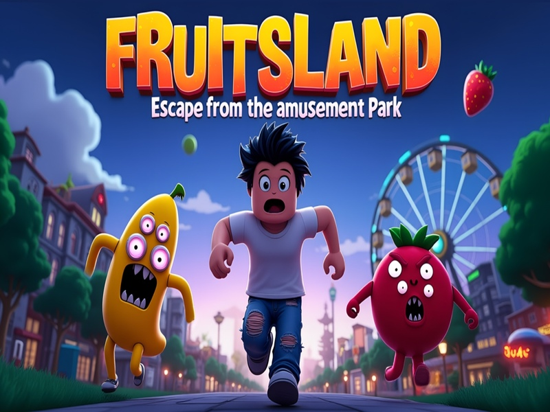 Jogo Terra de frutas: fuga do parque de diversões online