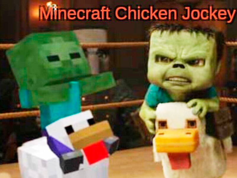 Jogo Minecraft Chicken Jockey online