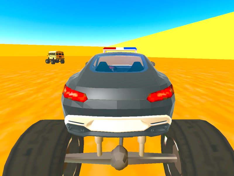 Jogo Caminhão de monstro policial vs bandidos online