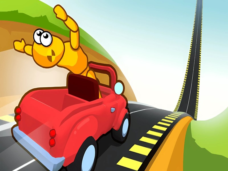 Jogo Teste de acidente de carro em declive online