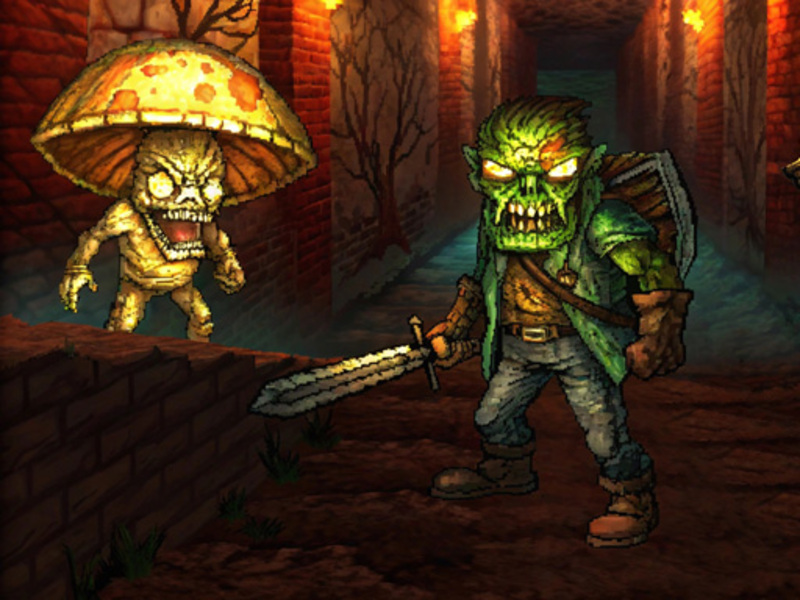 Jogo Monster Slayer se fundem e sobrevive online