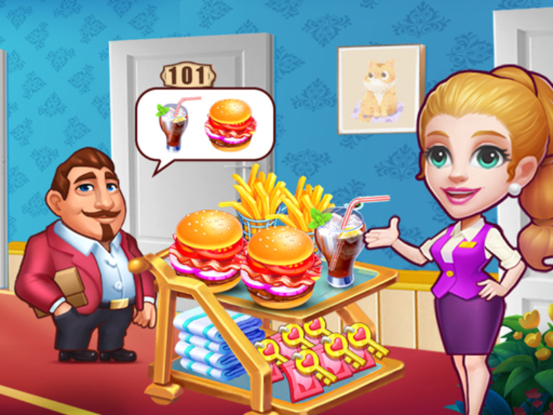Jogo Tycoon da febre do hotel online
