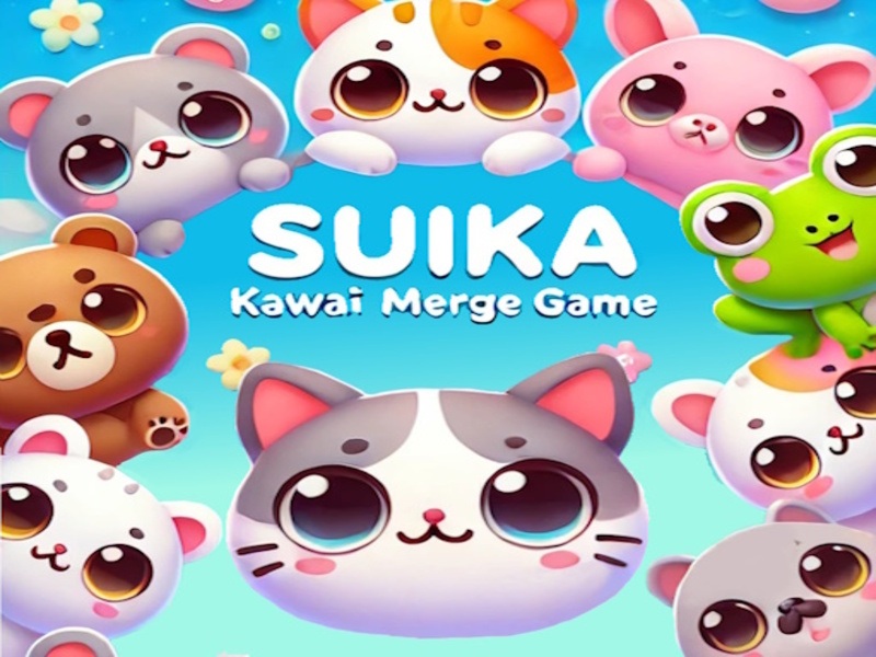 Jogo Jogo de mesclagem suika kawaii online