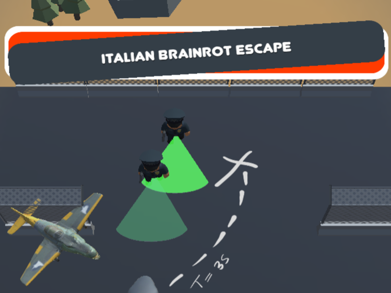 Jogo Escape Brainrot italiano online