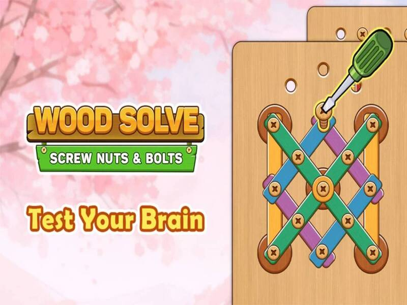 Jogo Porcas e parafusos: resolver madeira online