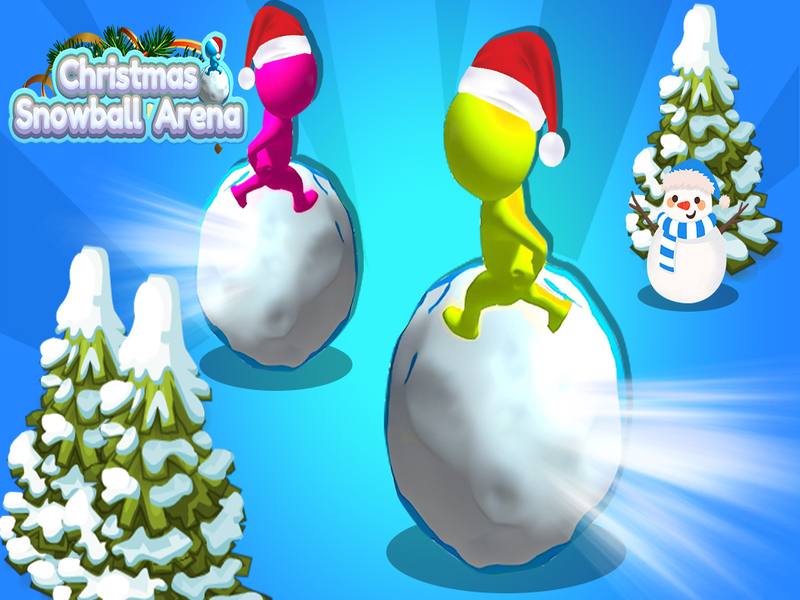 Jogo Arena de bola de neve de Natal online
