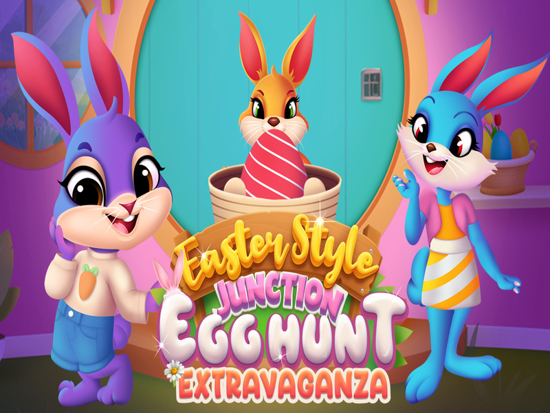 Jogo Extravagante de caça ao ovo de junção de estilo de páscoa online