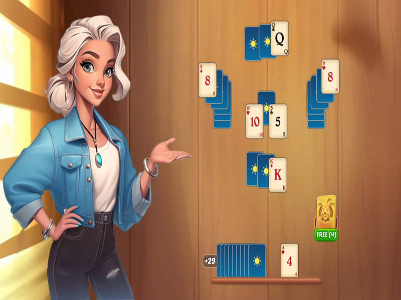 Jogo Solitaire de férias especial online