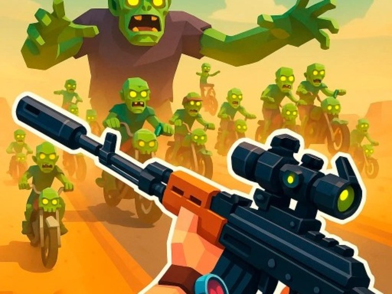Jogo Zombie Road: atirador com destruição online