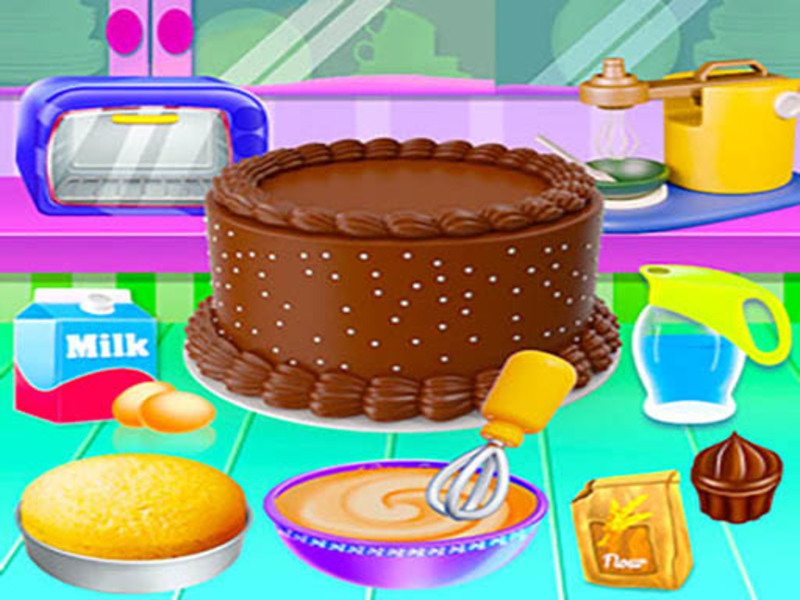 Jogo Fabricante de bolos infantis padaria online